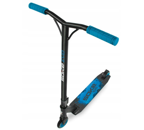 Самокат трюковий SOKE EVO чорно-синій