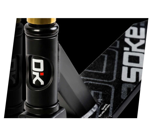 Самокат трюковий SOKE PRO золотисто-чорний