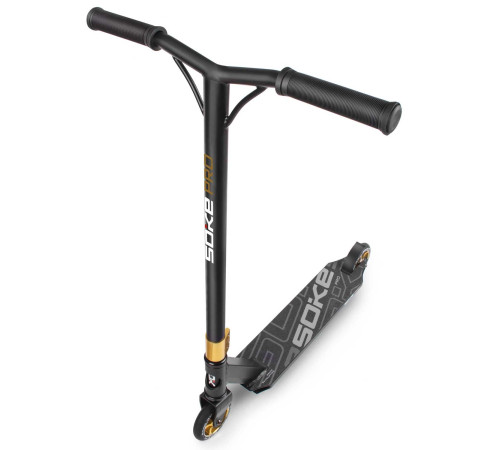 Самокат трюковий SOKE PRO золотисто-чорний