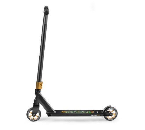 Самокат трюковий SOKE PRO золотисто-чорний