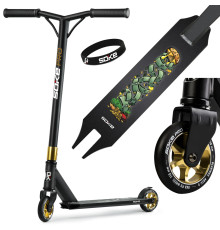 Самокат трюковий SOKE PRO золотисто-чорний