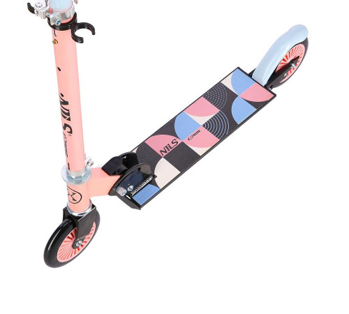 Дитячий самокат NILS EXTREME HD026 блакитно-рожевий