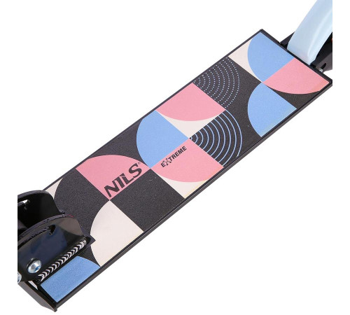 Дитячий самокат NILS EXTREME HD026 блакитно-рожевий