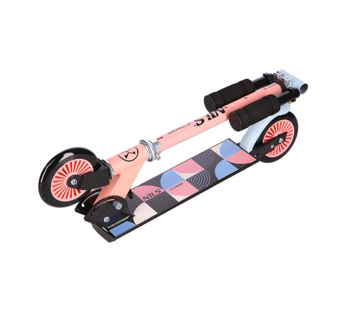 Дитячий самокат NILS EXTREME HD026 блакитно-рожевий