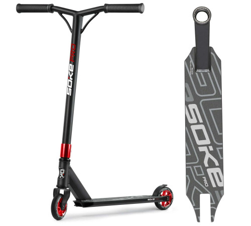 Самокат трюковий SOKE PRO червоний