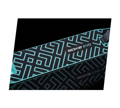 Самокат трюковий SOKE EVO чорно-бірюзовий
