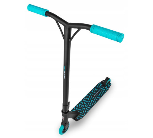 Самокат трюковий SOKE EVO чорно-бірюзовий
