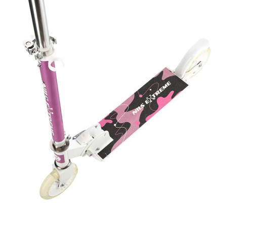 Дитячий самокат NILS EXTREME HD505 рожевий