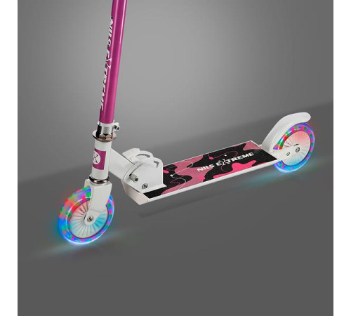 Дитячий самокат NILS EXTREME HD505 рожевий