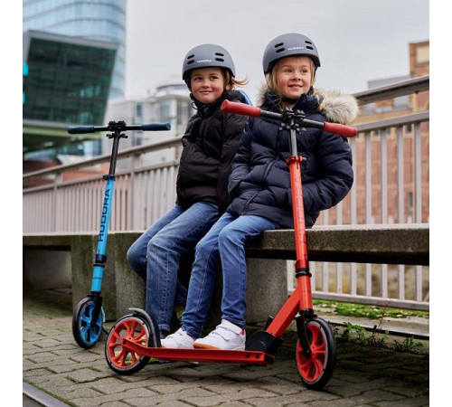 Самокат HUDORA BIGWHEEL Up 200 (14452) червоний Самокат HUDORA BIGWHEEL Up 200 (14452) червоний