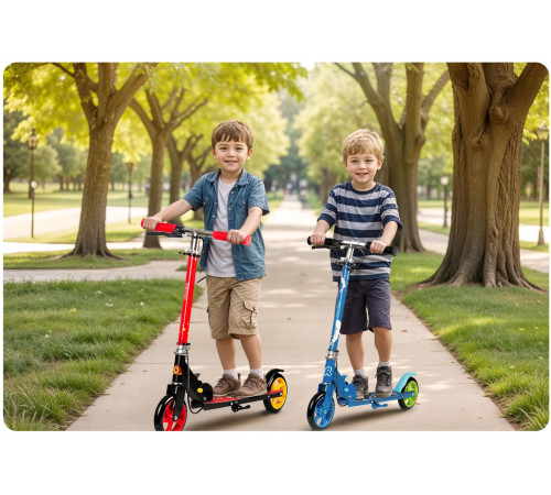 Дитячий самокат Ricokids Kodi Cosmos синій