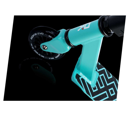 Самокат трюковий SOKE EVO бірюзово-чорний