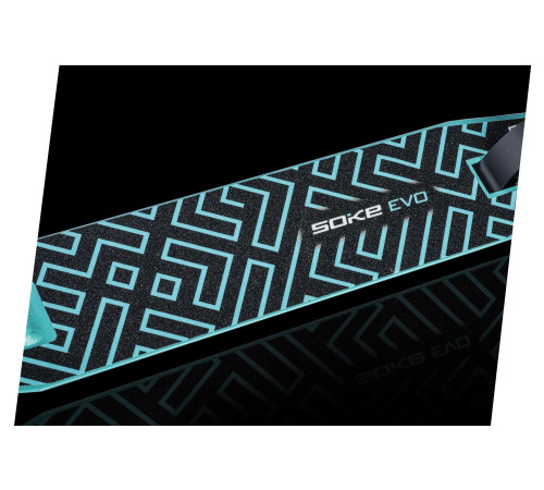 Самокат трюковий SOKE EVO бірюзово-чорний