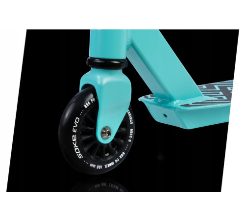 Самокат трюковий SOKE EVO бірюзово-чорний