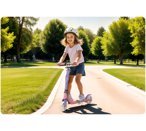 Дитячий самокат Ricokids Kodi Princess рожевий