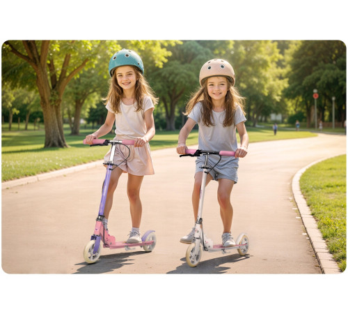 Дитячий самокат Ricokids Kodi Princess рожевий