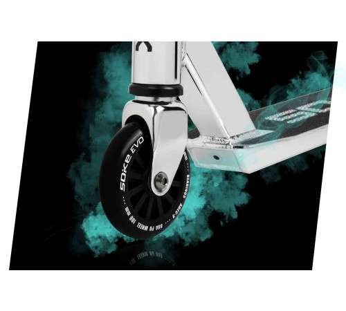 Самокат трюковий SOKE EVO Street сріблястий