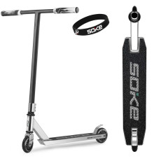 Самокат трюковий SOKE EVO Street сріблястий