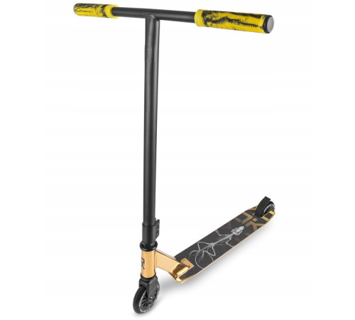 Самокат трюковий SOKE EVO чорно-золотистий