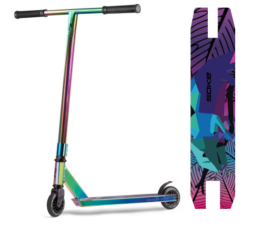 Самокат трюковий SOKE EVO фіолетовий