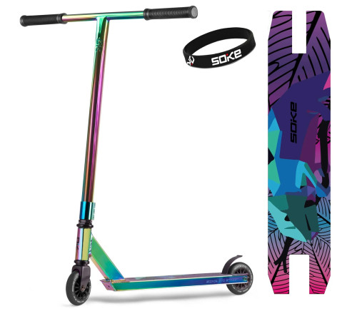 Самокат трюковий SOKE EVO фіолетовий