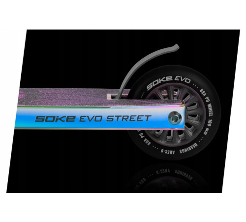 Самокат трюковий SOKE EVO фіолетовий