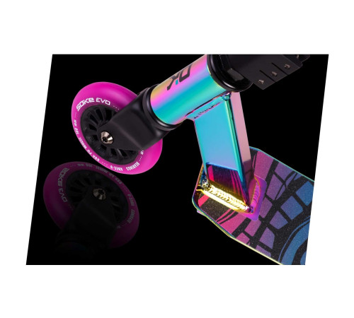 Самокат трюковий SOKE EVO чорно-фіолетовий