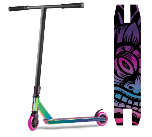 Самокат трюковий SOKE EVO чорно-фіолетовий