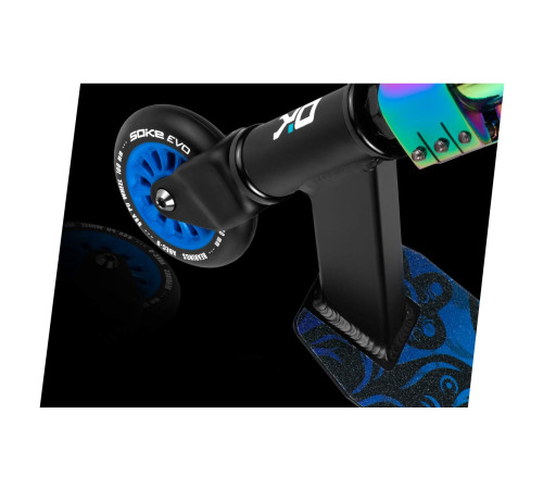 Самокат SOKE EVO чорно-зелений