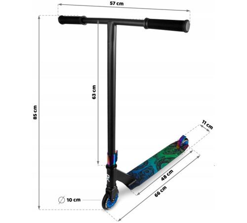 Самокат SOKE EVO чорний