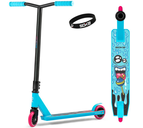 Самокат трюковий SOKE GO бірюзовий