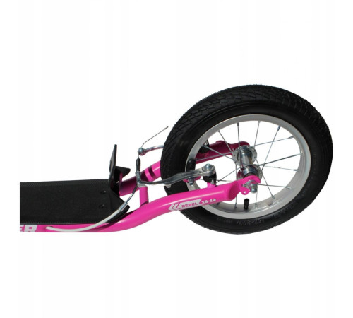 Самокат з надувними колесами MASTER Rebel Pink 16/12″ Самокат з надувними колесами MASTER Rebel Pink 16/12″