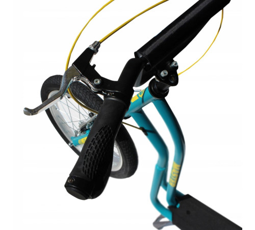 Самокат з надувними колесами MASTER Rebel Teal 16/12″ Самокат з надувними колесами MASTER Rebel Teal 16/12″