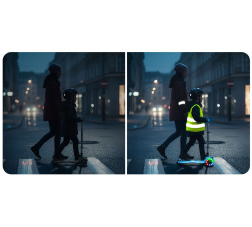 Самокат дитячий триколісний Ricokids Jelly синій