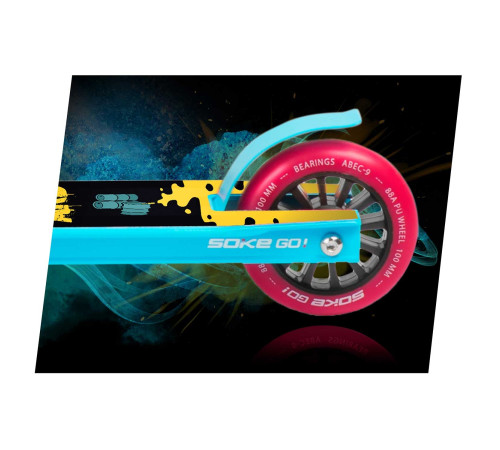 Самокат трюковий SOKE GO бірюзовий