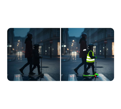 Самокат дитячий триколісний Ricokids Jelly зелений