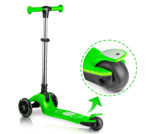 Самокат дитячий триколісний Ricokids Jelly зелений