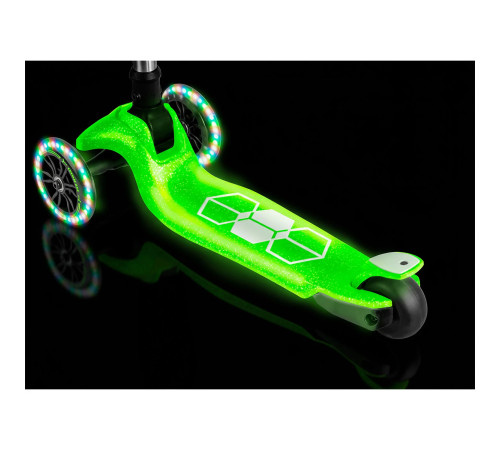 Самокат дитячий триколісний Ricokids Jelly зелений