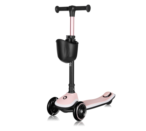Дитячий самокат Lionelo MEY PINK ROSE 26,5 х 60 х 64-76 см - рожевий Дитячий самокат Lionelo MEY PINK ROSE 26,5 х 60 х 64-76 см - рожевий