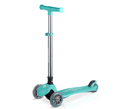 Самокат дитячий триколісний Ricokids Glow бірюзовий