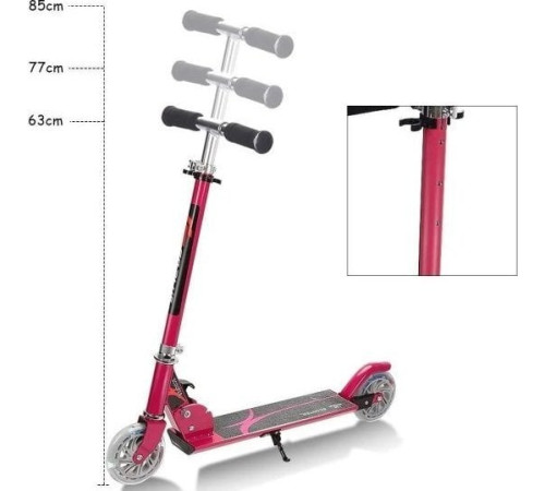 Самокат Costway SP0547PI, рожевий Самокат Costway SP0547PI, рожевий