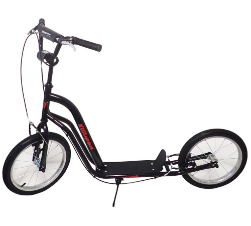 Дитячий самокат KUBISPORT 90 кг, чорний