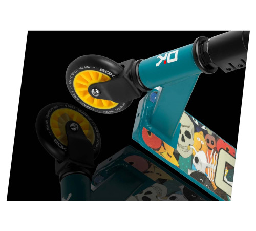 Самокат трюковий SOKE GO жовто‑синій