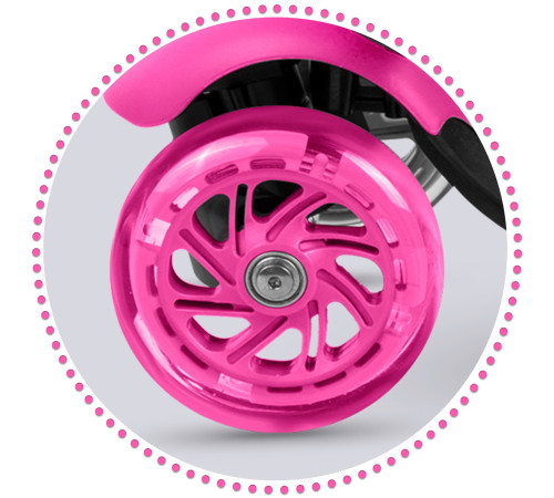 Самокат дитячий триколісний Ricokids Buggy рожевий Самокат дитячий триколісний Ricokids Buggy рожевий