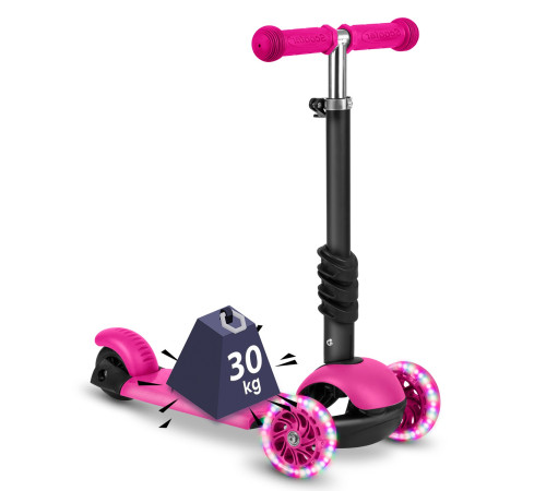 Самокат дитячий триколісний Ricokids Buggy рожевий Самокат дитячий триколісний Ricokids Buggy рожевий