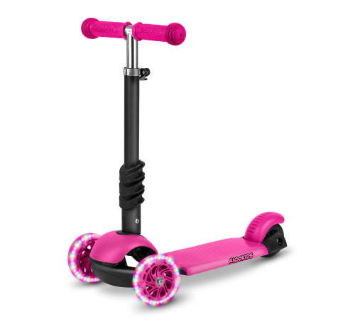 Дитячий самокат триколісний Ricokids Buggy рожевий