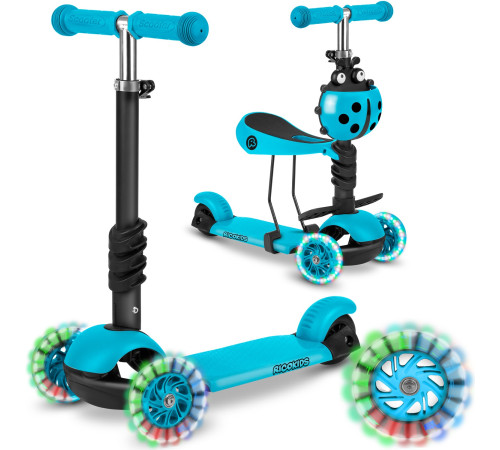 Самокат дитячий триколісний Ricokids Buggy синій Самокат дитячий триколісний Ricokids Buggy синій