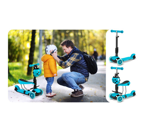 Самокат дитячий триколісний Ricokids Buggy синій Самокат дитячий триколісний Ricokids Buggy синій