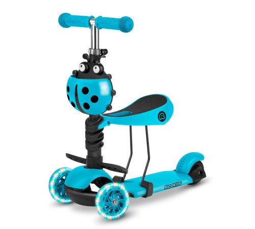 Дитячий самокат триколісний Ricokids Buggy синій
