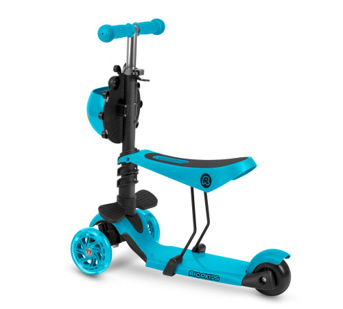 Дитячий самокат триколісний Ricokids Buggy синій
